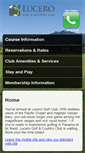 Mobile Screenshot of lucerocountryclub.com